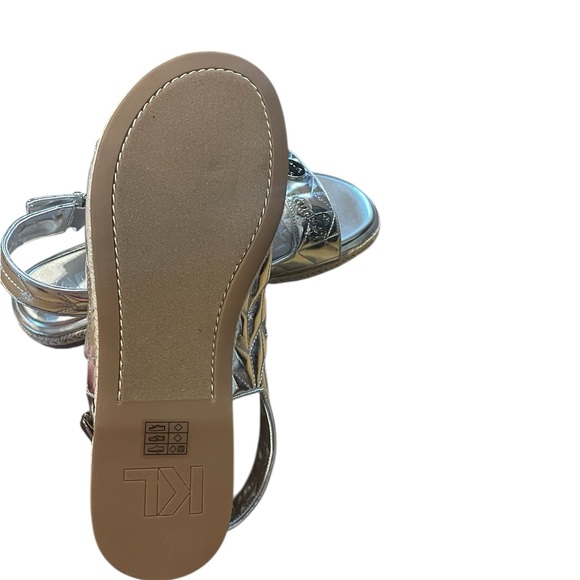 Karl Lagerfeld Paris‎ Charlay Sandal, Silver, Size 10, NIB - Picture 5 of 5